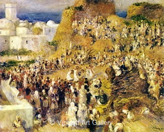 Fantasia, Algiers by Pierre-Auguste  Renoir