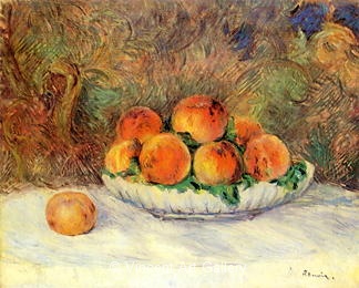 Still Life with Paches by Pierre-Auguste  Renoir