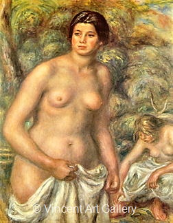 The Two Bathers by Pierre-Auguste  Renoir