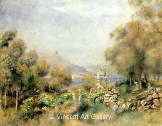 Antibes by Pierre-Auguste  Renoir