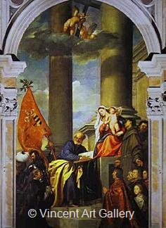 Pesaro Altarpiece by Tiziano  Vecellio