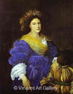 Portrait of Laura de Dianti by Tiziano  Vecellio