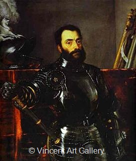 Portrait of Francesco Maria della Rovere, Duke of Urbino by Tiziano  Vecellio
