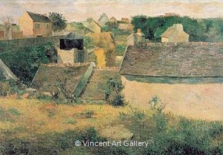 Rural Constructions by Paul  Gauguin