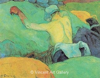In the Heat of the Day by Paul  Gauguin