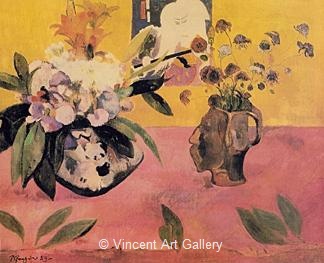 Still Life with Japanese Print by Paul  Gauguin