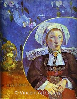 Portrait of Madame Satre by Paul  Gauguin