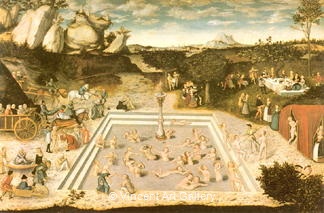 The Well of Rejuvenation by Lucas  Cranach, the Elder