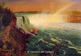 Niagara by Albert  Bierstadt
