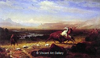 The Last of the Buffalo by Albert  Bierstadt