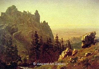 Wind River Country by Albert  Bierstadt
