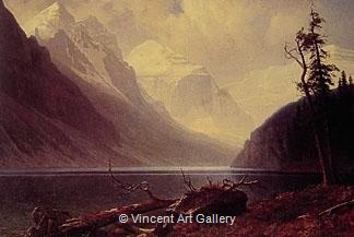 Lake Louise by Albert  Bierstadt