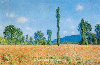 Poppy Field by Claude  Monet