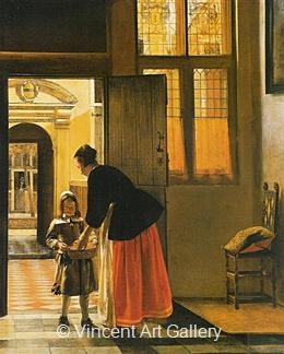 A Boy Bringing Bread by Pieter de Hoogh
