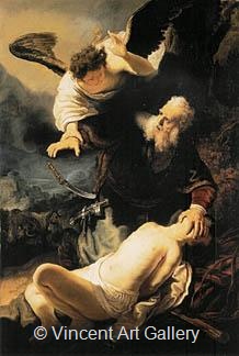 The Sacrifice of Isaac by Rembrandt van Rijn