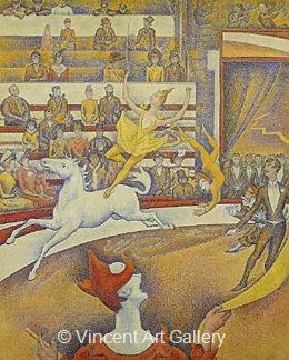 Le Cirque by Georges  Seurat