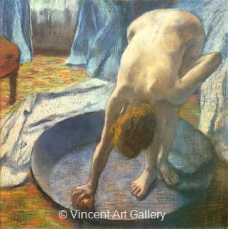 The Tub by Edgar  Degas