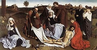 The Lamentation by Petrus  Christus