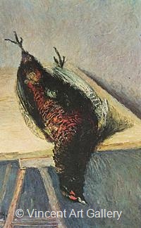 Still Life with Pheasant by Alfred  Sisley