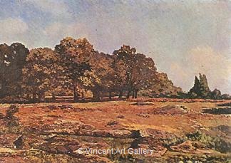 Avenue of Chestnut Trees near La Celle-Saint Cloud by Alfred  Sisley