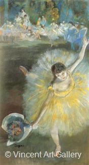 The Finale of the Arabesque by Edgar  Degas