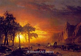 Emigrants Crossing the Plains by Albert  Bierstadt