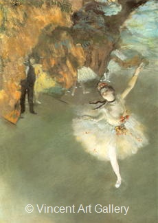 The Prima Ballerina by Edgar  Degas
