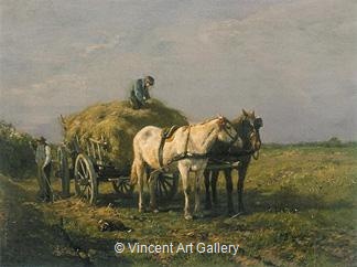 Making Hay by Anton  Mauve