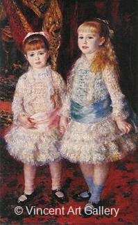 Alice and Elizabeth Cahen d'Anvers by Pierre-Auguste  Renoir