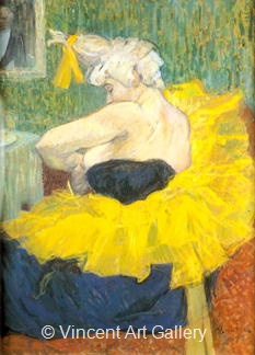The Clowness by Henri de Toulouse-Lautrec