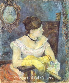 Madame Mette Gauguin by Paul  Gauguin