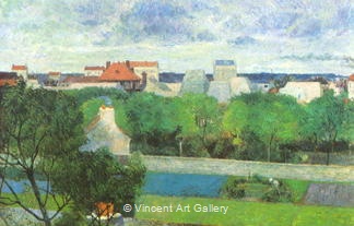 The Market Garden at Vaugirard by Paul  Gauguin