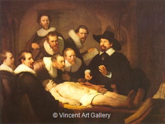 The Anatomic Class of Dr. Nicolas Tulp by Rembrandt van Rijn