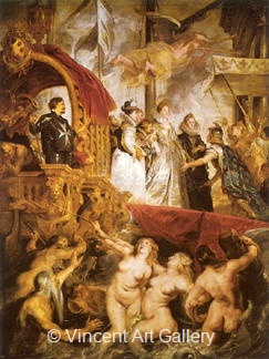 The Arrival of Maria de'Medici in the Harbour of Marseille by Peter Paul  Rubens