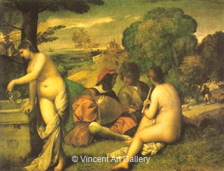 Country Concert by   Giorgione
