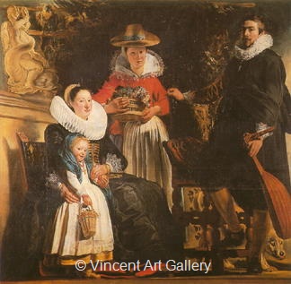 Family of the Painter by Jacob  Jordaens
