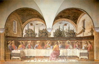 The Last Supper by Domenico  Ghirlandaio