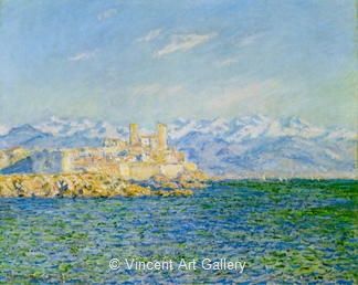 The Fort Antibes, Afternoon Effect by Claude  Monet