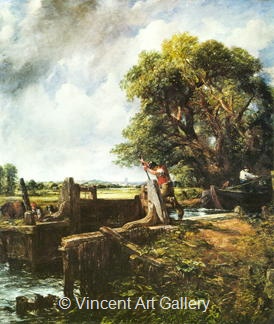 Boat Passing a Lock by John  Constable
