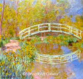 The Bridge in Monet's Garden by Claude  Monet
