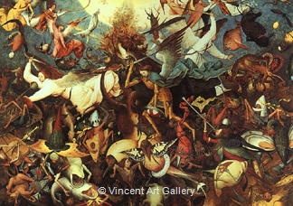 The Fall of the Rebel Angels by Pieter  Bruegel the Elder