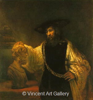 Aristotle contemplating a Bust of Homer by Rembrandt van Rijn