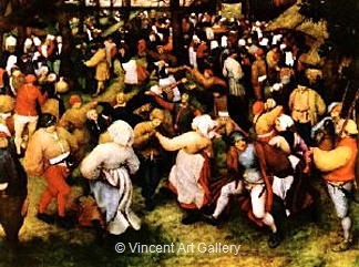 The Wedding Dance by Pieter  Bruegel the Elder