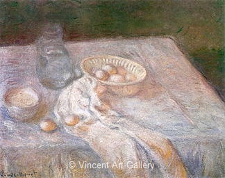 Still Life with Eggs by Claude  Monet