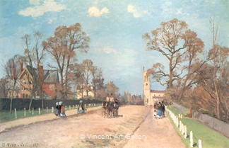 The Avenue, Sydenham by Camille  Pissarro