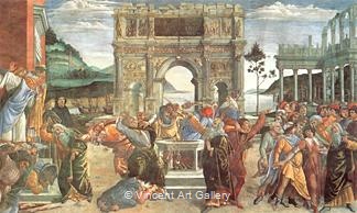 The Punishment of Korah by Sandro  Botticelli