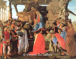 Adoration of the Magi by Sandro  Botticelli