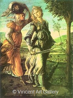 Judith's return to Bethulia by Sandro  Botticelli