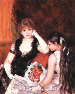 At the Concert by Pierre-Auguste  Renoir