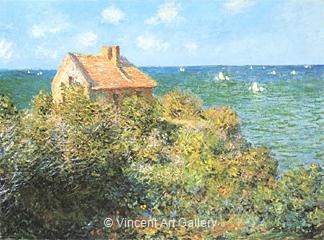 The Fisherman's House at Varengeville by Claude  Monet